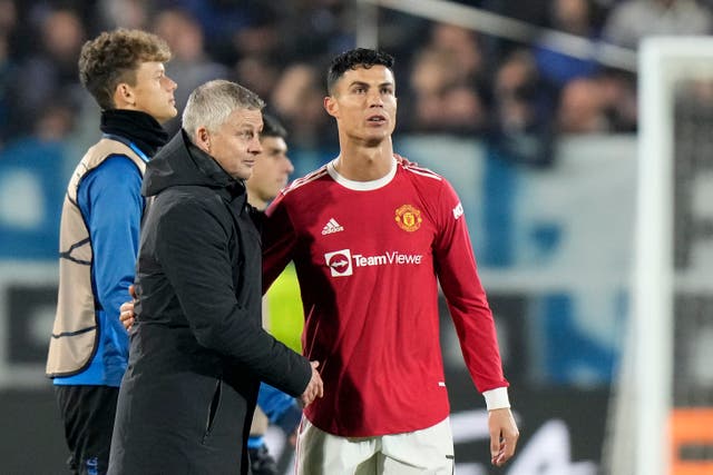 <p>Ole Gunnar Solskjaer compared Cristinao Ronaldo to Michael Jordan (Luca Bruno/AP)</p>