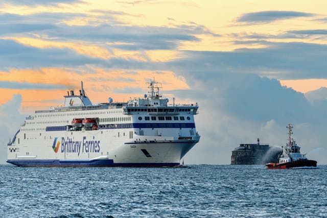 <p>Brittany Ferries’ largest vessel, ‘Galicia’</p>