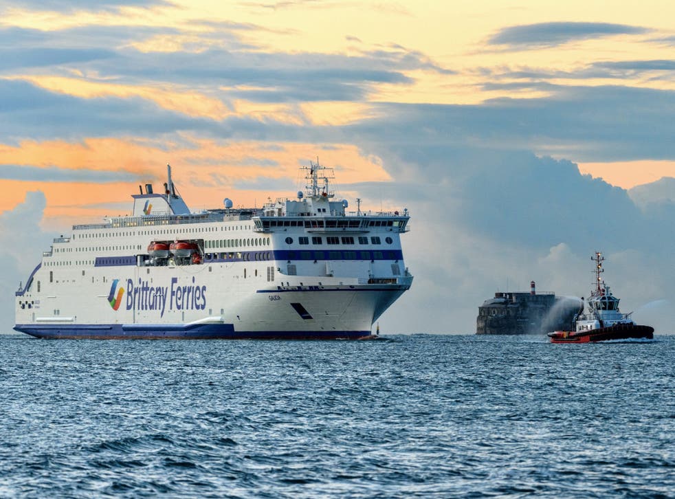 <p>Brittany Ferries’ largest vessel, ‘Galicia’</p>