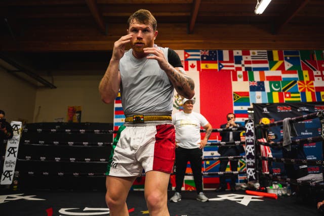 <p>Canelo takes on Plant this weekend </p>