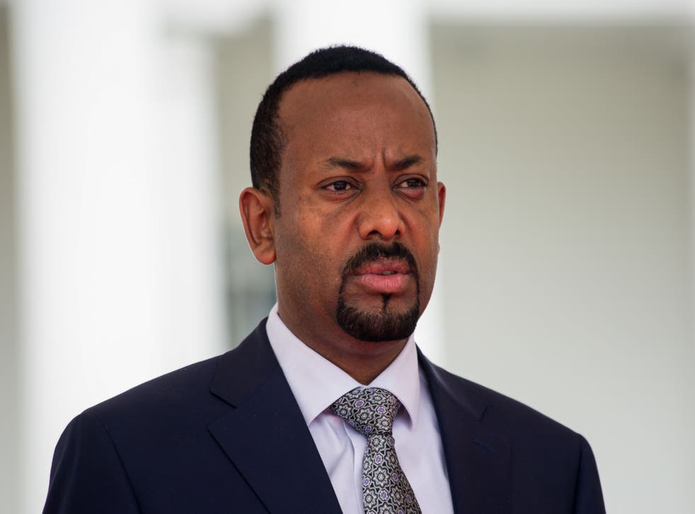 <p>Prime Minister Abiy Ahmed won a Nobel Peace prize in 2019 </p>