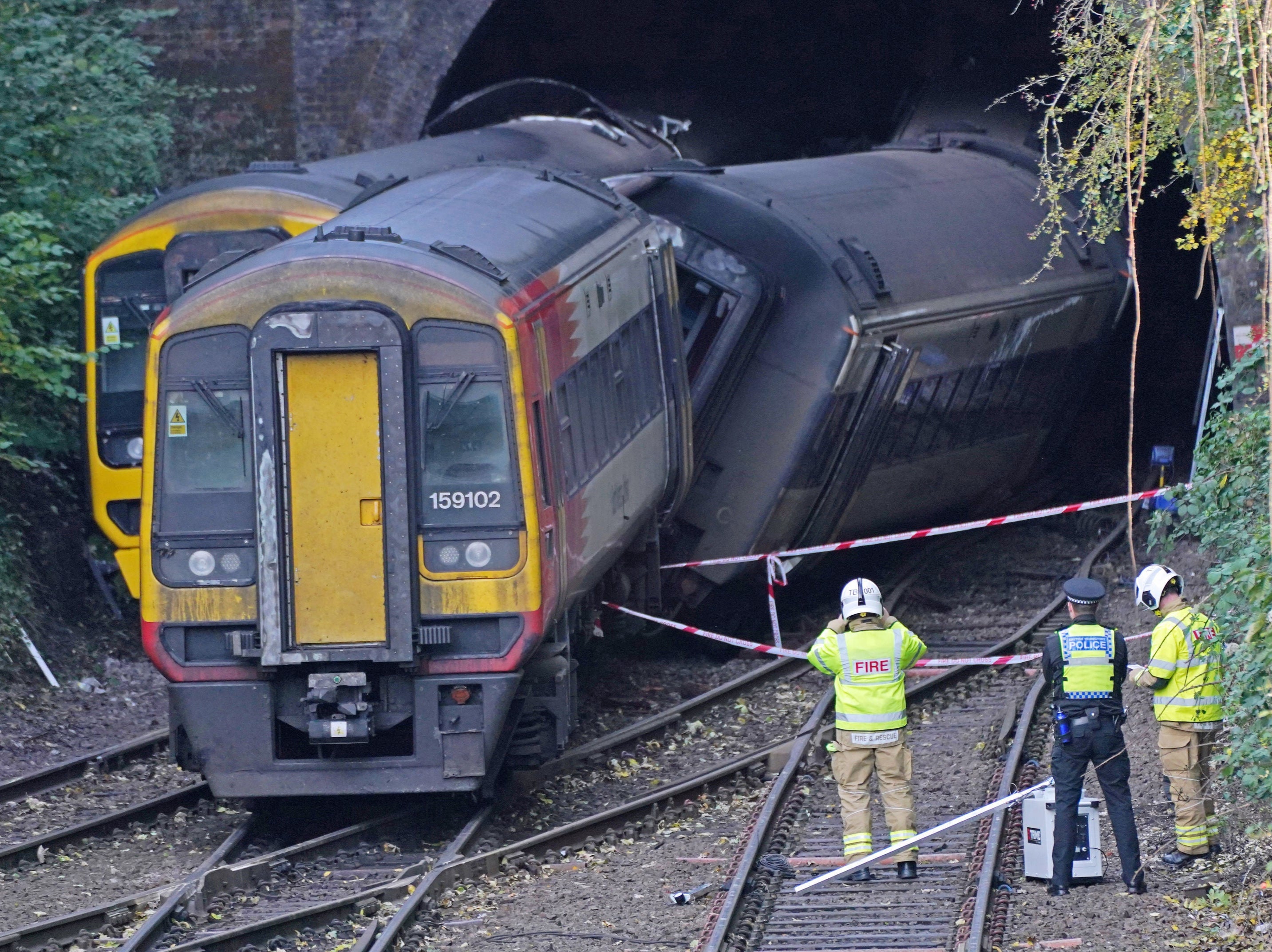 A train driver left with life-changing injuries following a rail collision in Salisbury reportedly saved lives with his quick-thinking