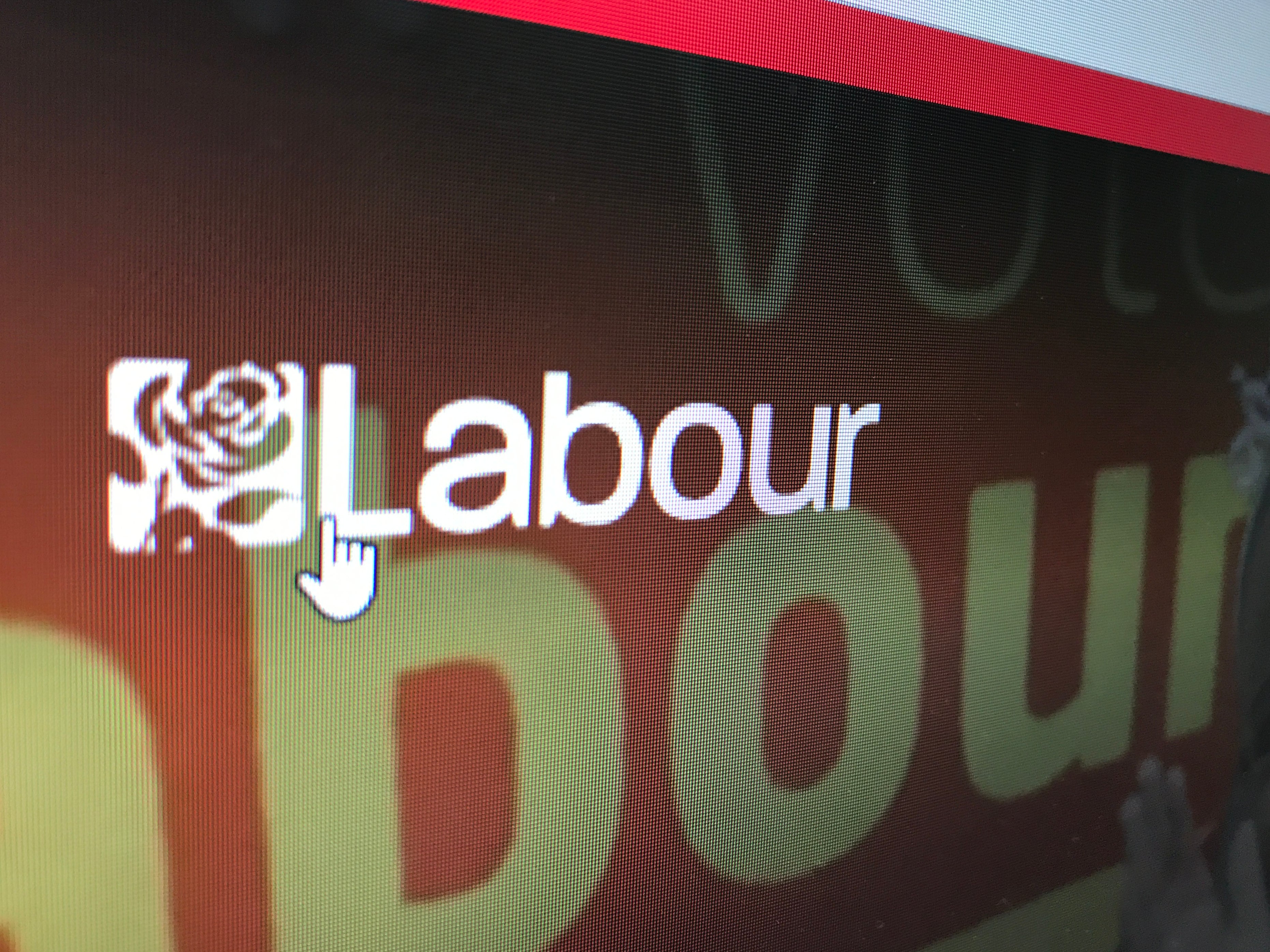 Labour party's website