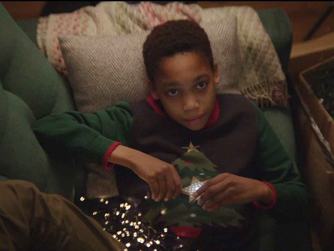 Jordan A. Nash, who plays Nathan in John Lewis’ 2021 Christmas advert