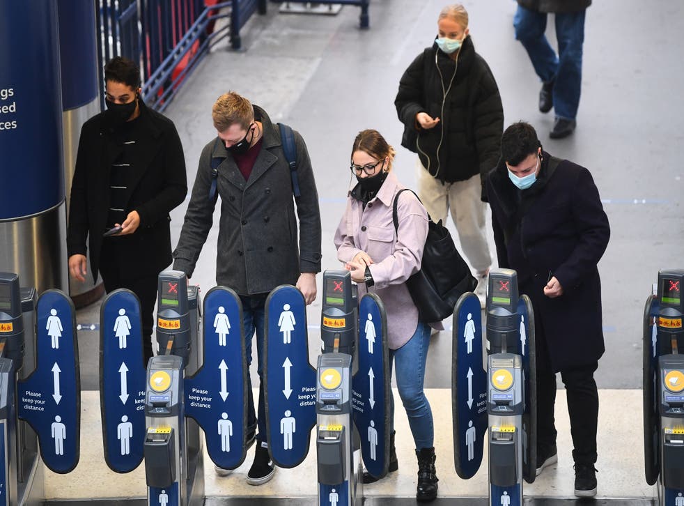 Demand for weekday rail travel has recovered to 70% of normal levels for the first time since the coronavirus pandemic began (Victoria Jones/PA)