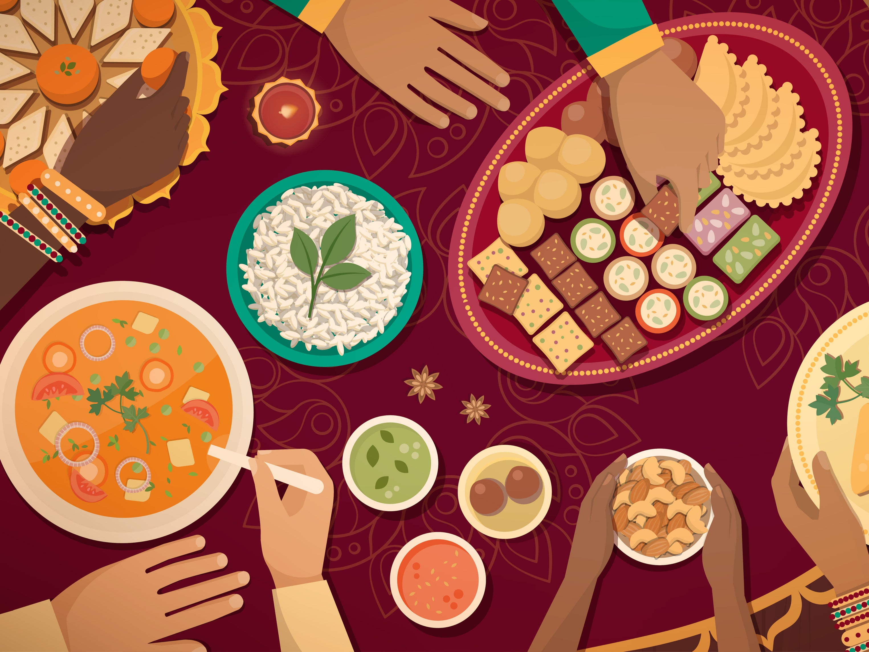 Diwali is all about family, friends and food
