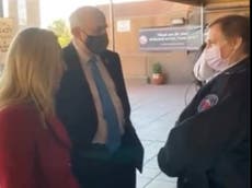 Marjorie Taylor Greene and Louis Gohmert try to gain access to jail where Capitol riot suspects are being held