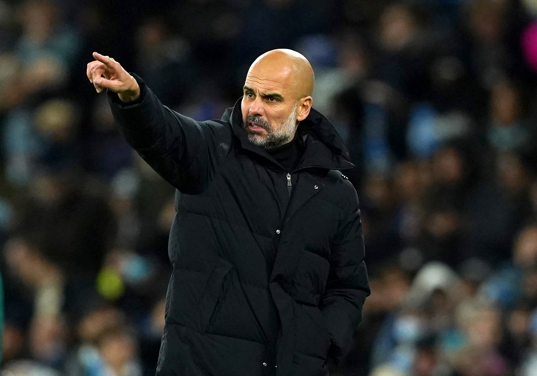 Pep Guardiola’s side beat Club Brugge (Martin Rickett/PA)