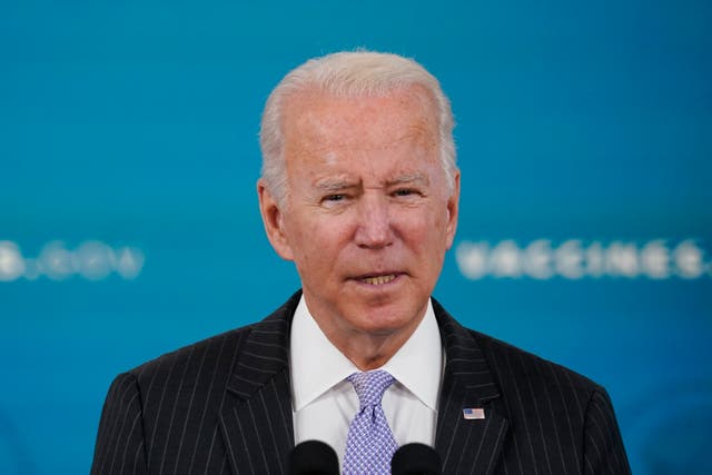 <p>File: Joe Biden has dismissed reports of payment to immigrant families affected by the previous administration </p>