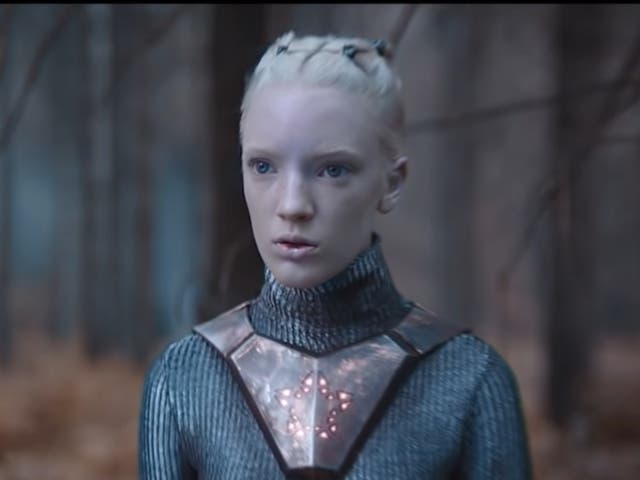 <p>Raffiella Chapman in the John Lewis advert</p>