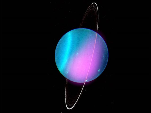 <p>Urano, el séptimo planeta desde el Sol, llegará a la oposición en la noche del 4 al 5 de noviembre de 2021.</p>