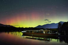 Northern lights: Pictures show spectacular aurora borealis display visible as far south as Devon