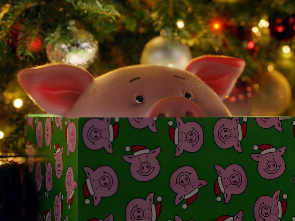 Tom Holland stars as Percy Pig in Marks & Spencer Christmas advert