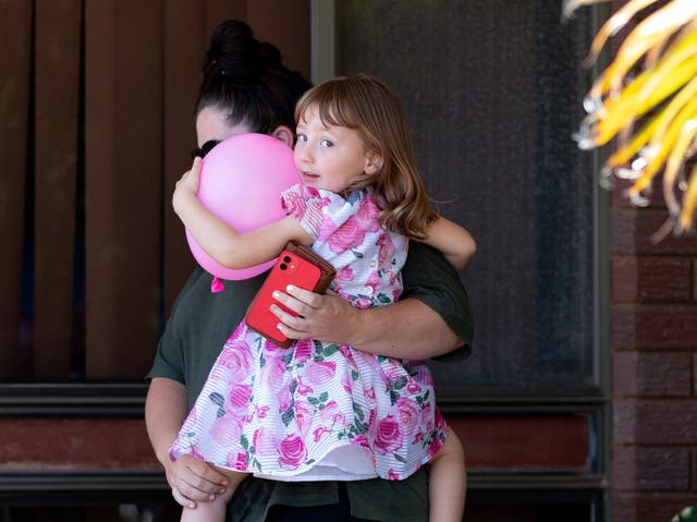<p>A man has been charged over the abduction of four-year-old Cleo Smith (pictured with her mother) who disappeared from her family’s tent at a remote campsite in Western Australia</p>