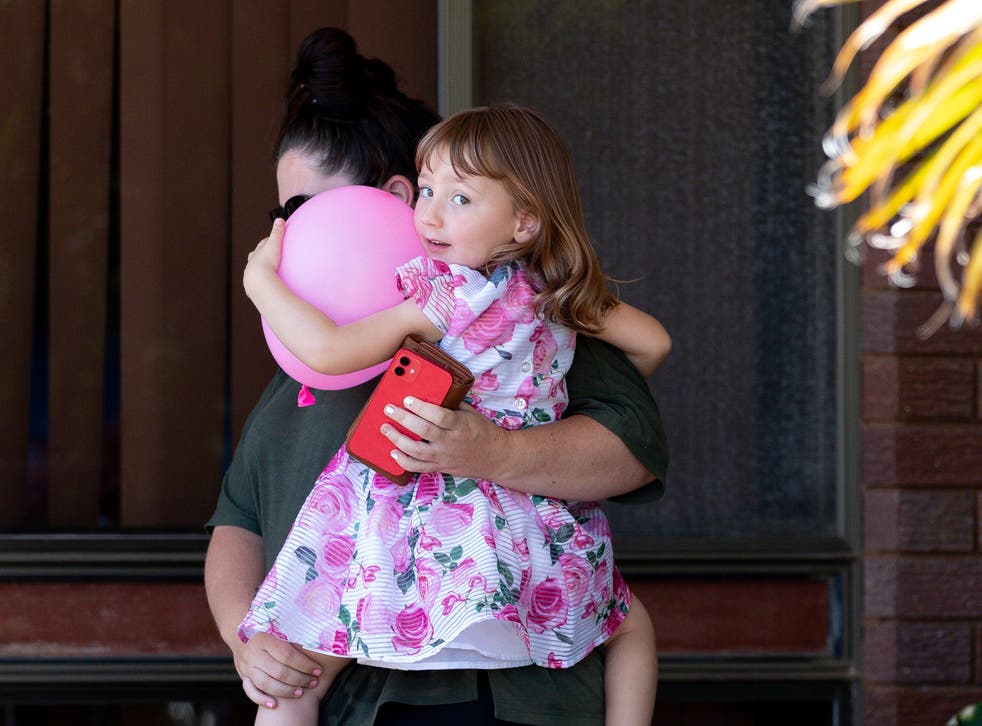 <p>A man has been charged over the abduction of four-year-old Cleo Smith (pictured with her mother) who disappeared from her family’s tent at a remote campsite in Western Australia</p>