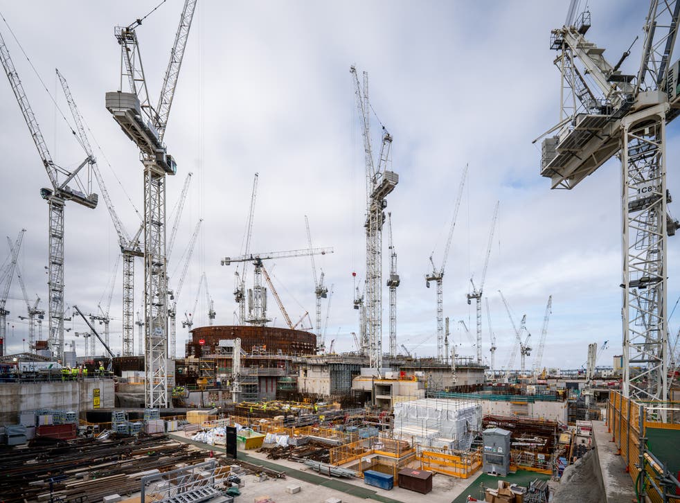 The UK construction sector saw growth rebound in October (Ben Birchall/PA)