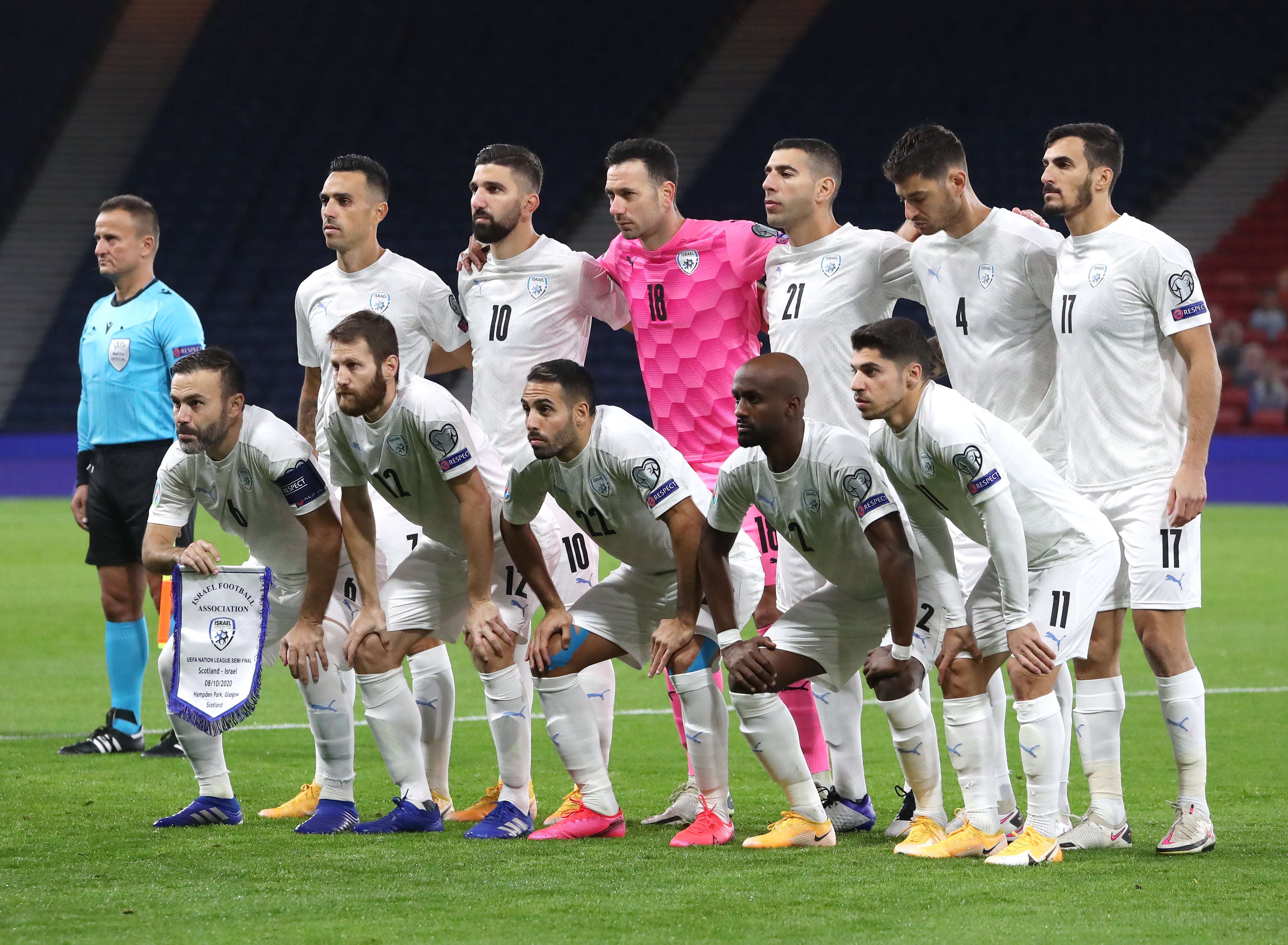 The Israeli national anthem was jeered at Hampden last month (Andrew Milligan/PA)