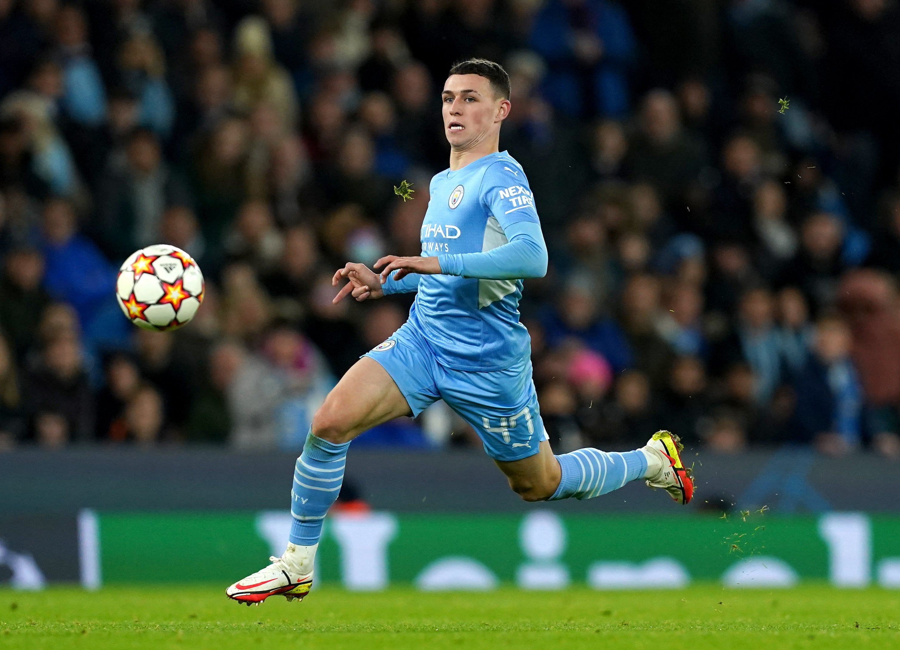 Phil Foden shone as Manchester City overpowered Club Brugge (Martin Rickett/PA)