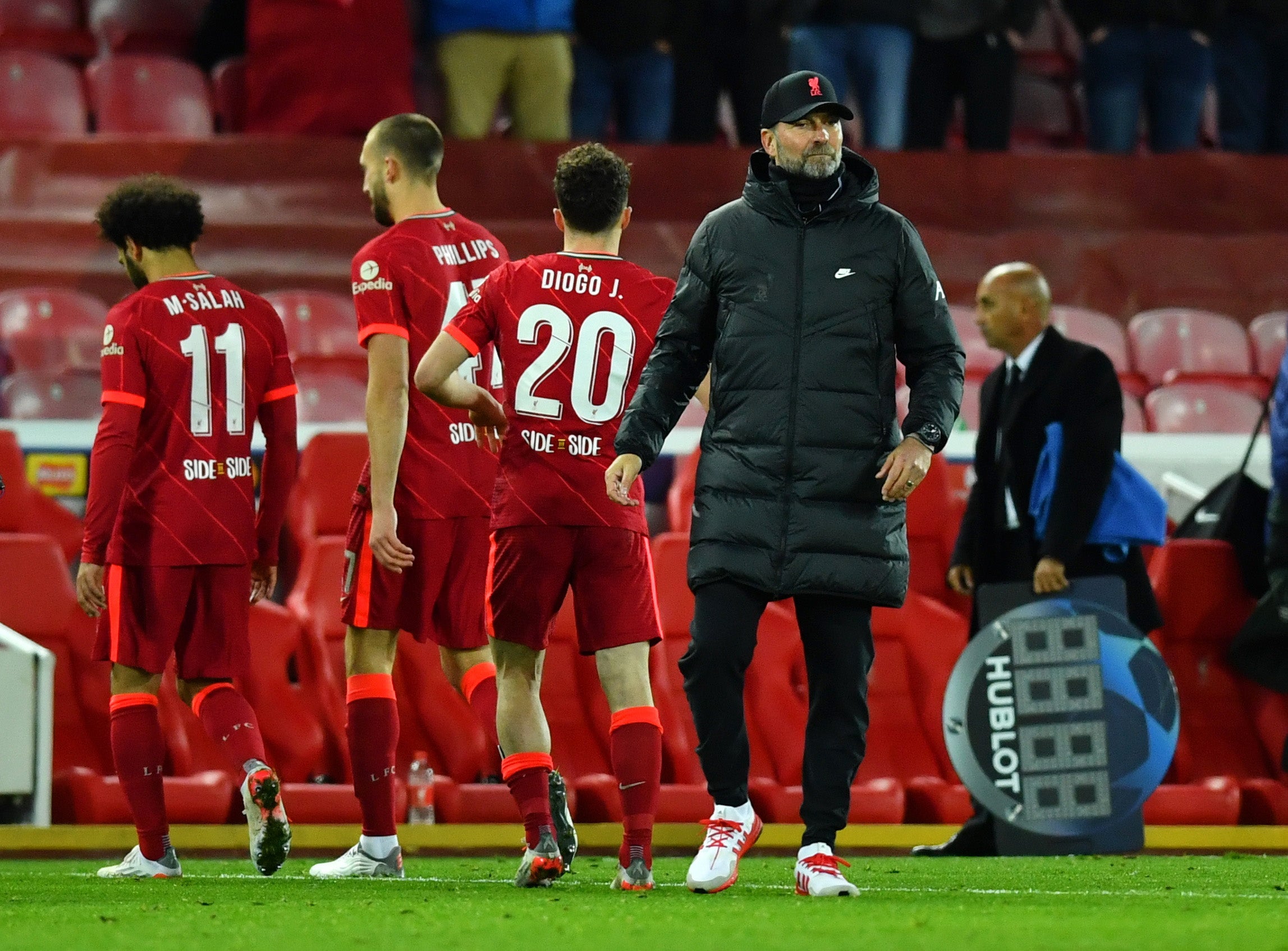 The Reds’ last two Champions League matches are dead rubbers