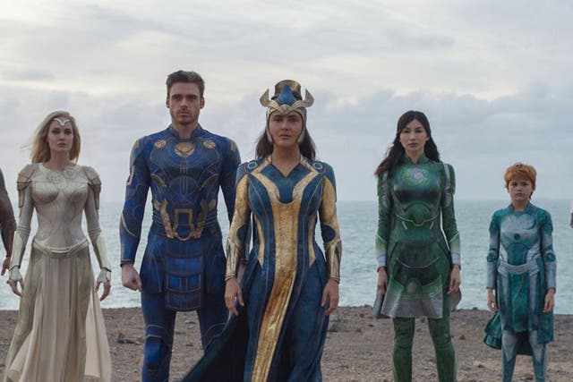 <p>‘Eternals’ has received the lowest Rotten Tomatoes rating of any Marvel film ever </p>