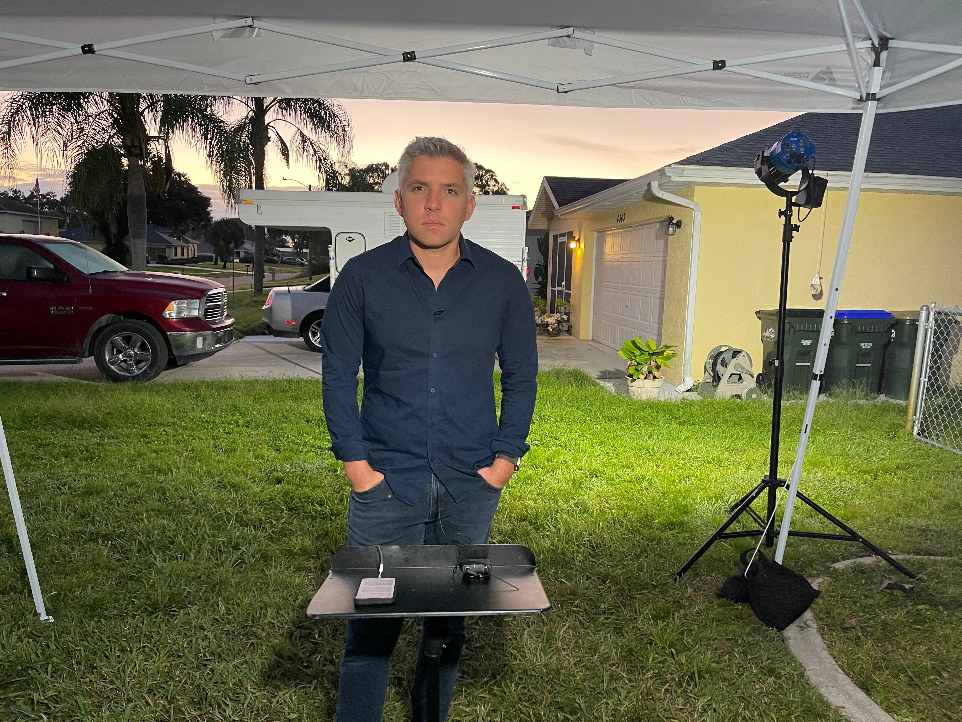 Brian Entin spent weeks reporting from the Laundrie home in North Port, Florida