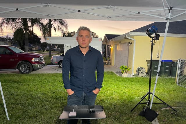 <p>Brian Entin spent weeks reporting from the Laundrie home in North Port, Florida</p>