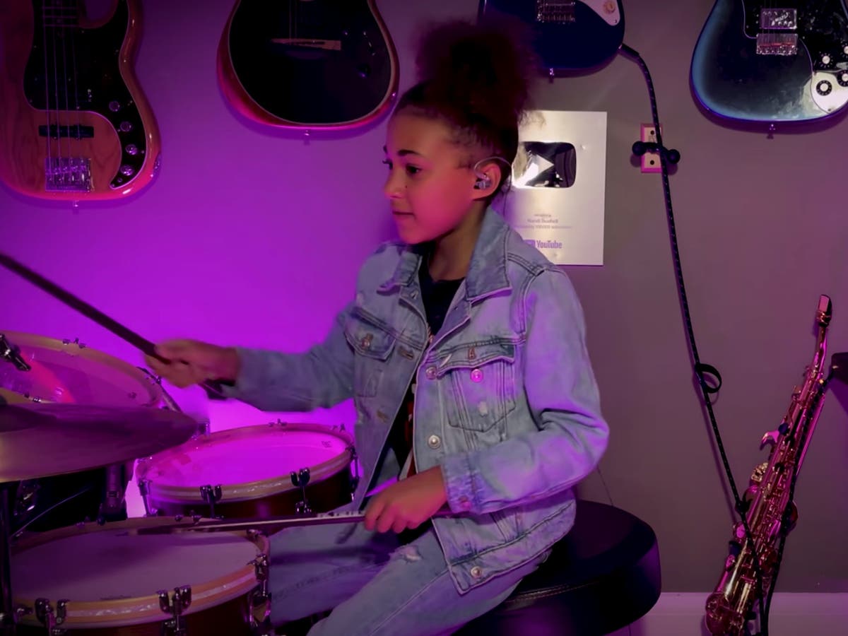 Nandi Bushell pays tribute to Charlie Watts with cover of ‘Gimme Shelter’