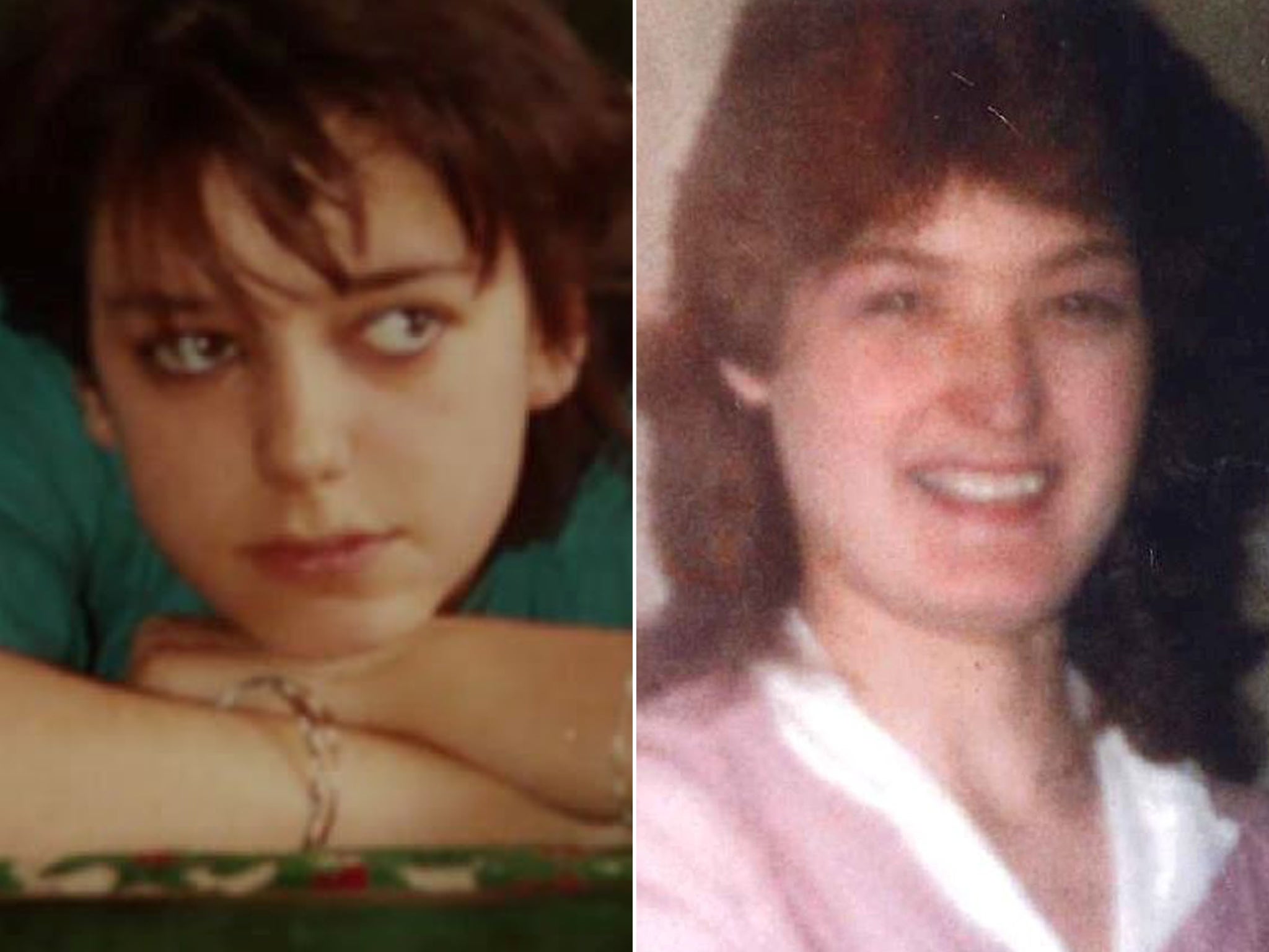 The murders of Caroline Pierce, left, and Wendy Knell remained a mystery for decades