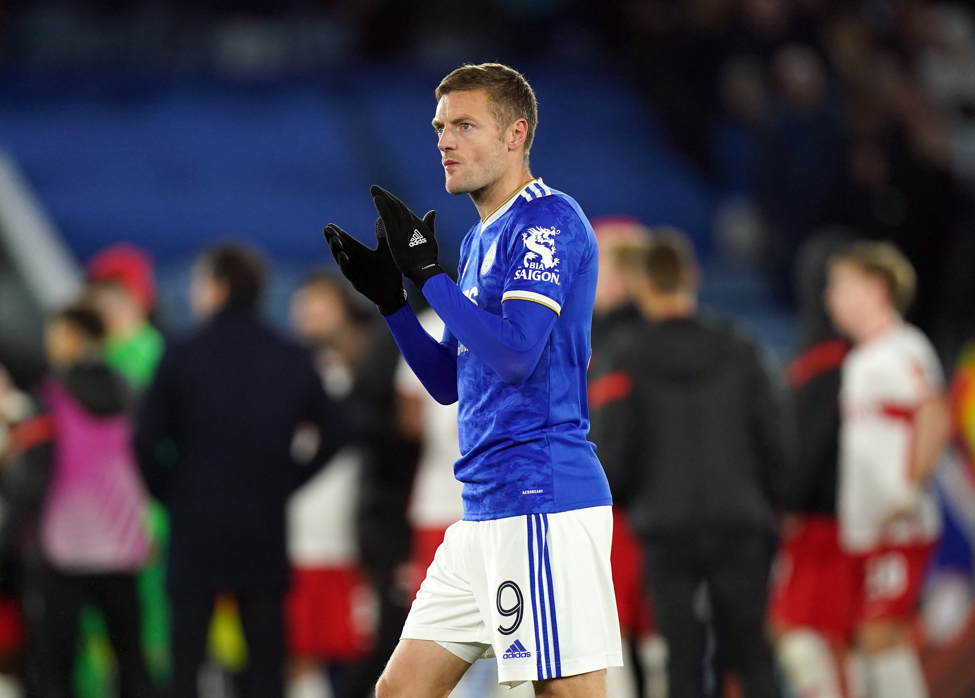 Jamie Vardy’s penalty miss saw Leicester miss out on three points against Spartak Moscow (Mike Egerton/PA)