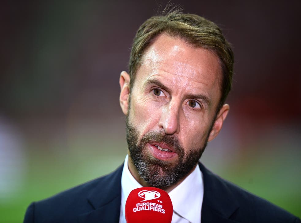 Gareth Southgate has defended England’s young players (Rafal Oleksiewicz/PA).