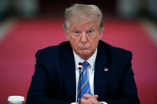 <p>Trump filed a lawsuit seeking to block access to the records last month</p>