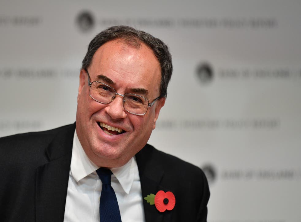 <p>Andrew Bailey has defended the Bank’s decision to hold interest rates (Justin Tallis/PA)</p>