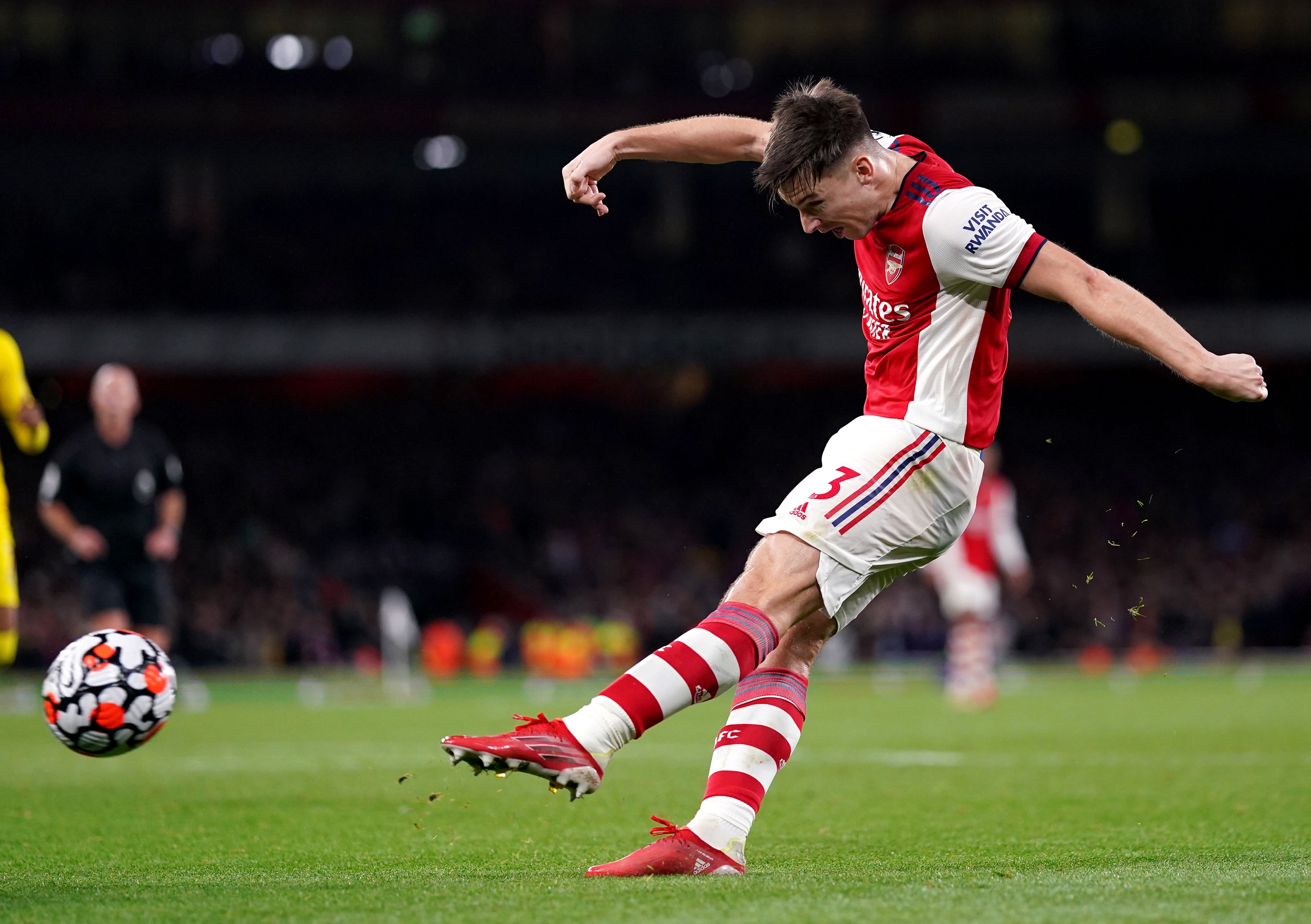 Kieran Tierney is back in contention for Arsenal following an ankle injury. (Adam Davy/PA)