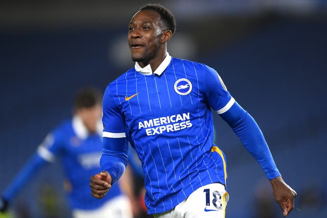Brighton striker Danny Welbeck is making good progress in his recovery from a hamstring injury (Mike Hewitt/PA)