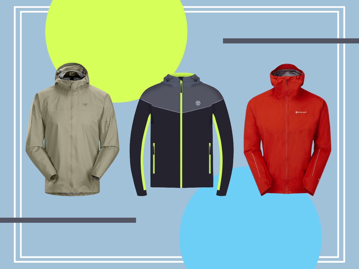 Montane Mens Fleet Jacket Top Black Sports Outdoors Full Zip Hooded Waterproof