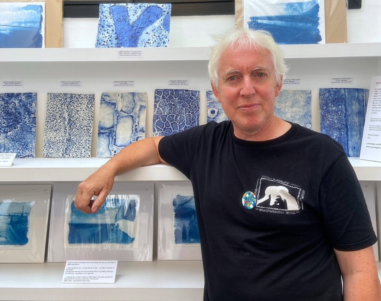 Local artist Richard Baxter makes ceramics at Old Leigh Studios