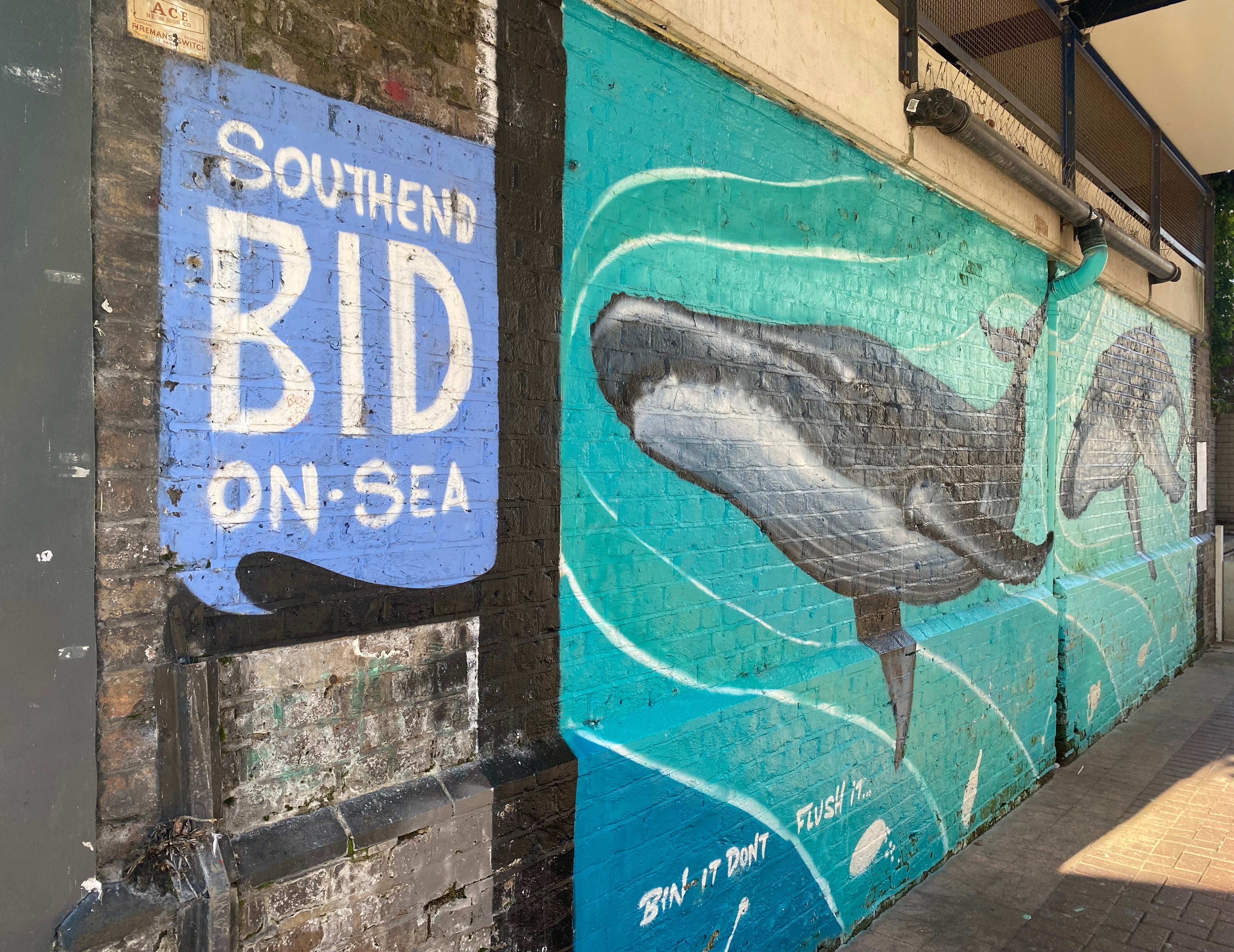 Street art brightens up Southend’s town centre