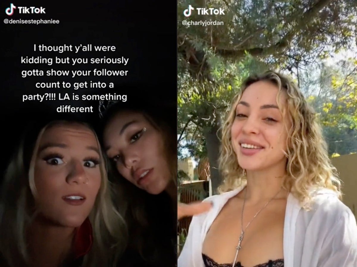 Influencer speaks out after claiming guests had to prove social media get into party | The Independent