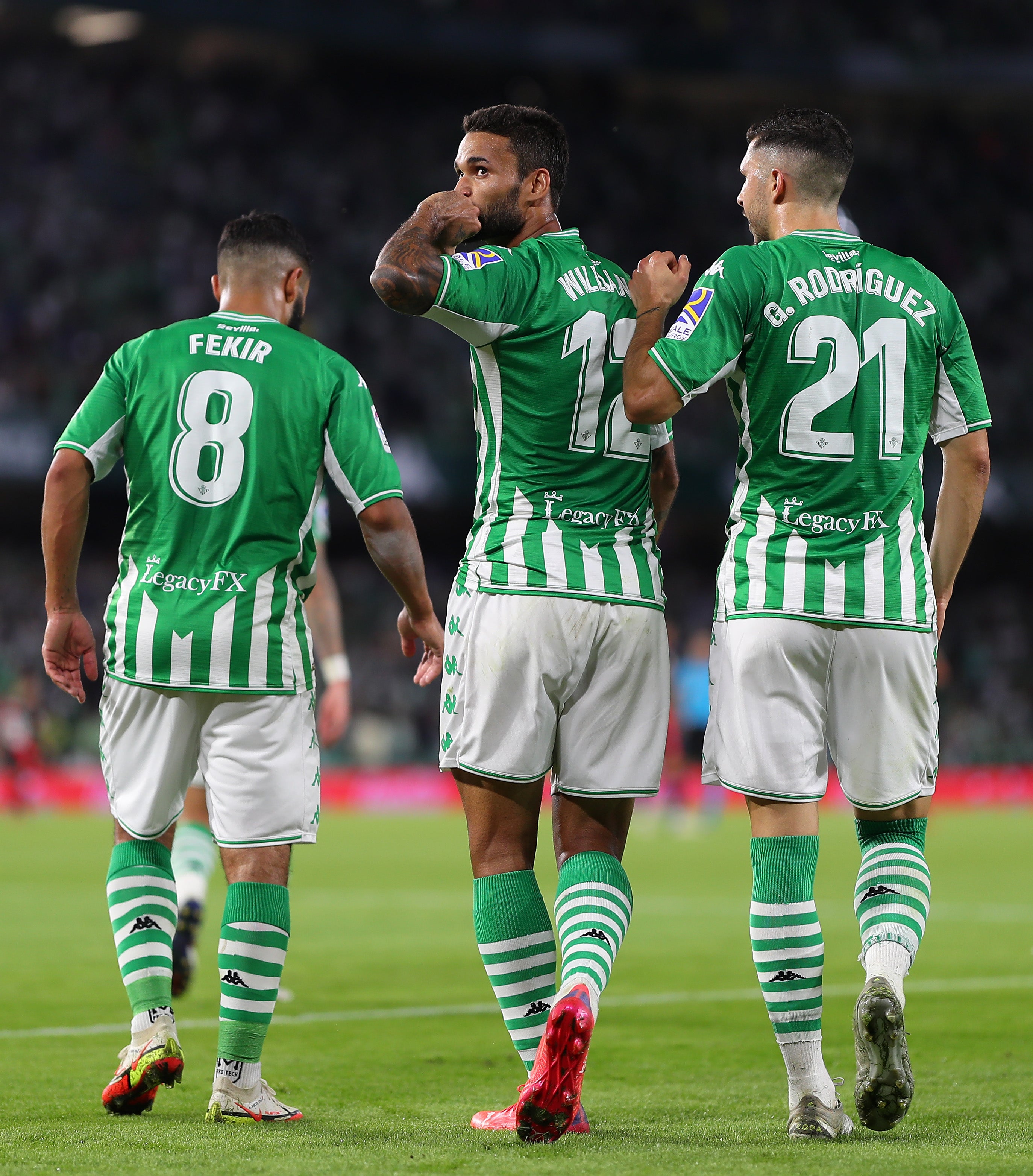 Nabil Fekir, Willian Jose and Guido Rodriguez have shone with Real Betis this term