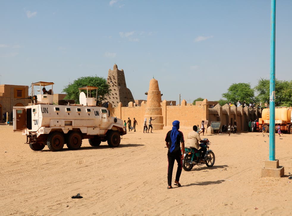 <p>UN forces in Mali</p>