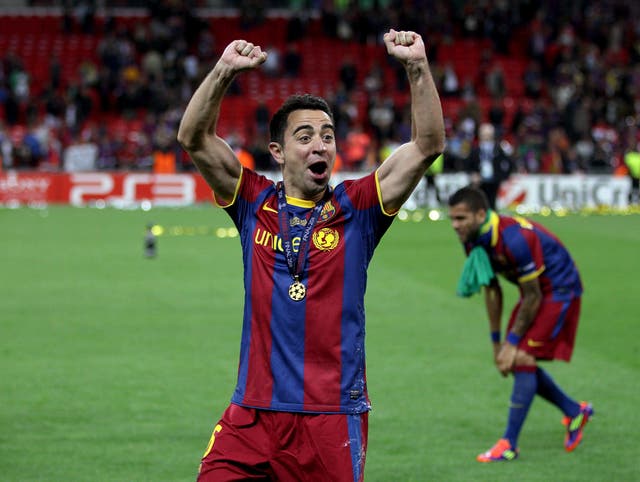 Xavi is back at Barca (Nick Potts/PA)