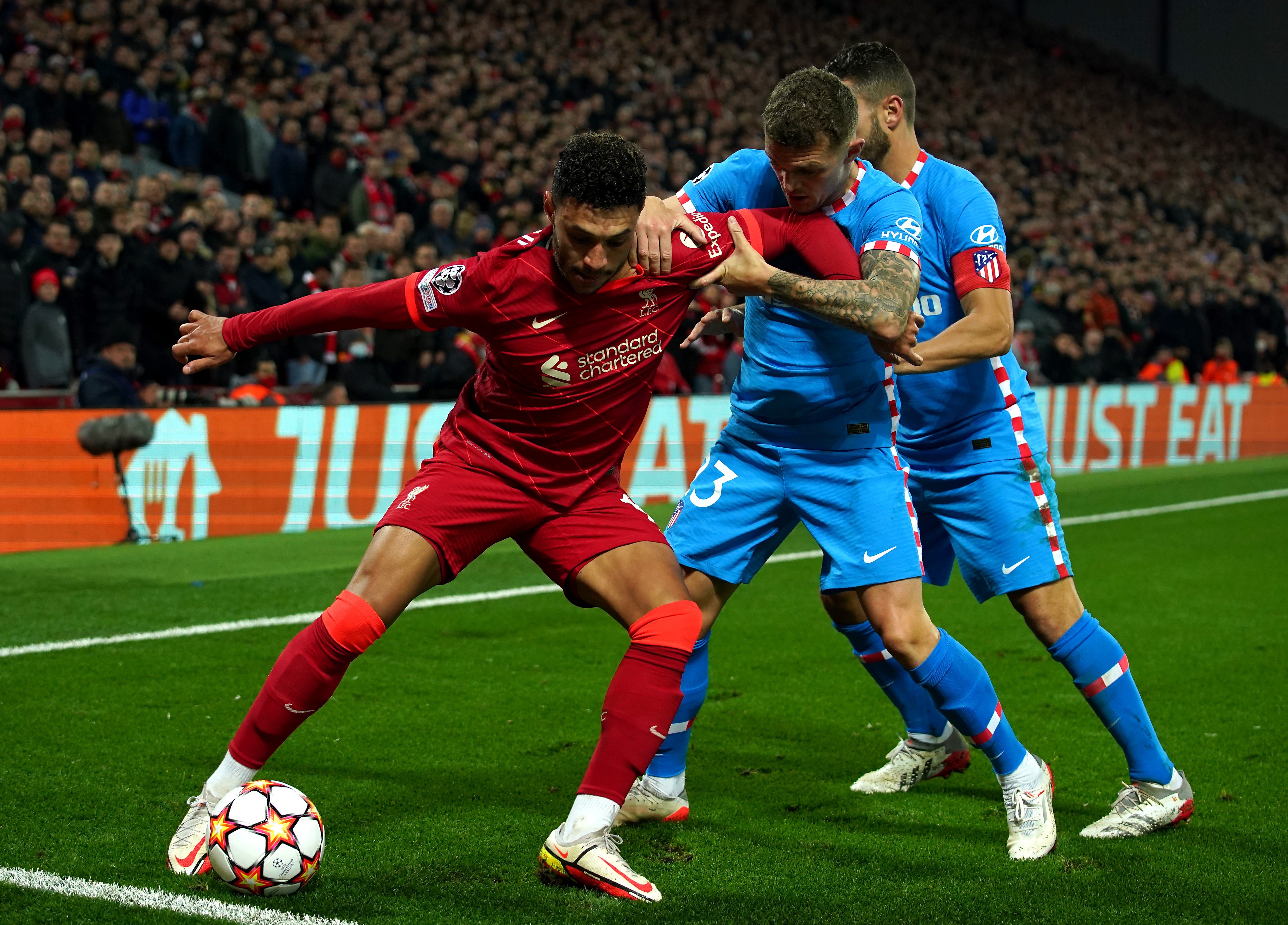 Oxlade-Chamberlain impressed against Atletico Madrid (Peter Byrne/PA)