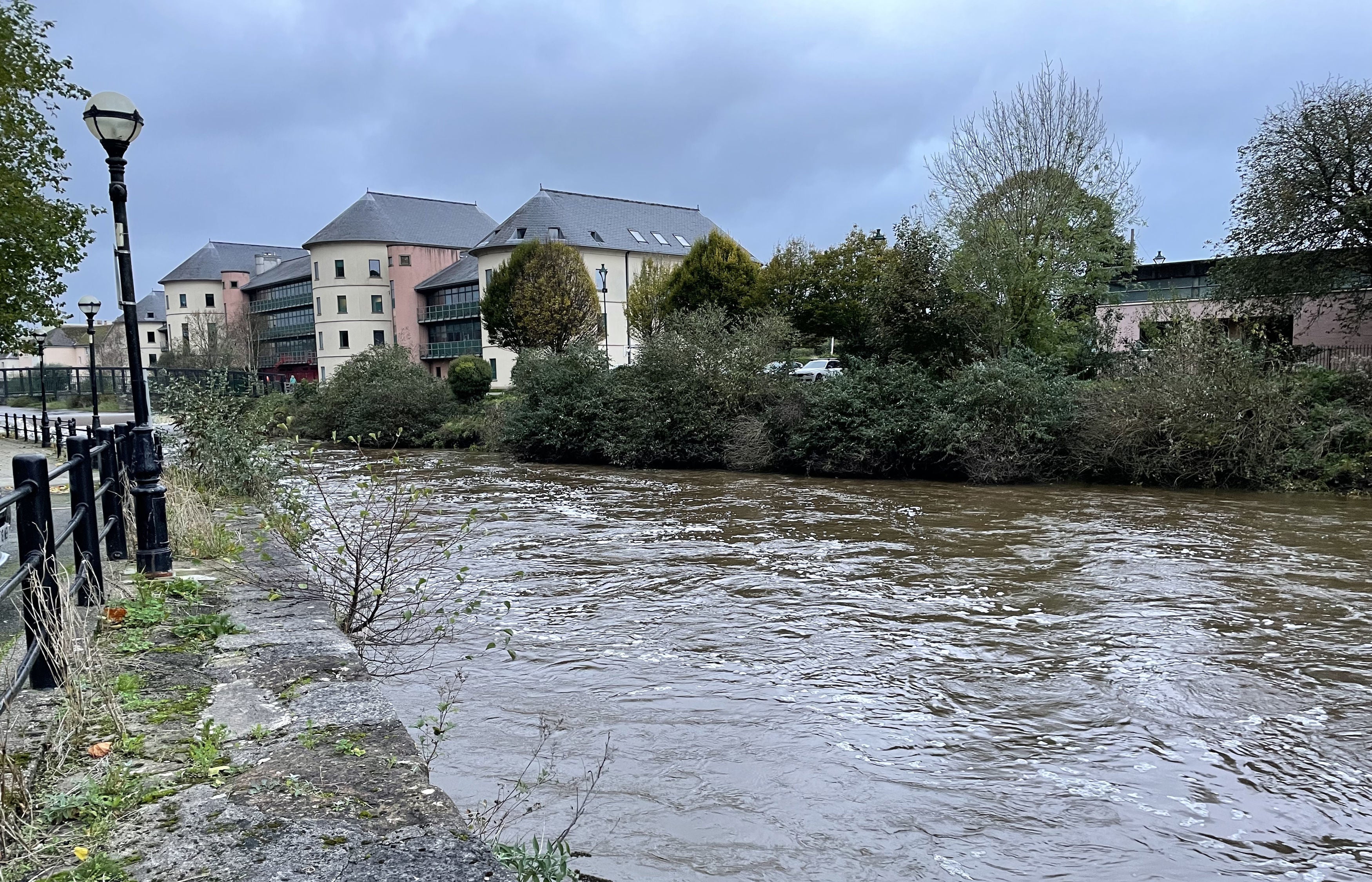 <p>The River Cleddau in Haverfordwest, Wales, where the paddleboarding tragedy occurred </p>