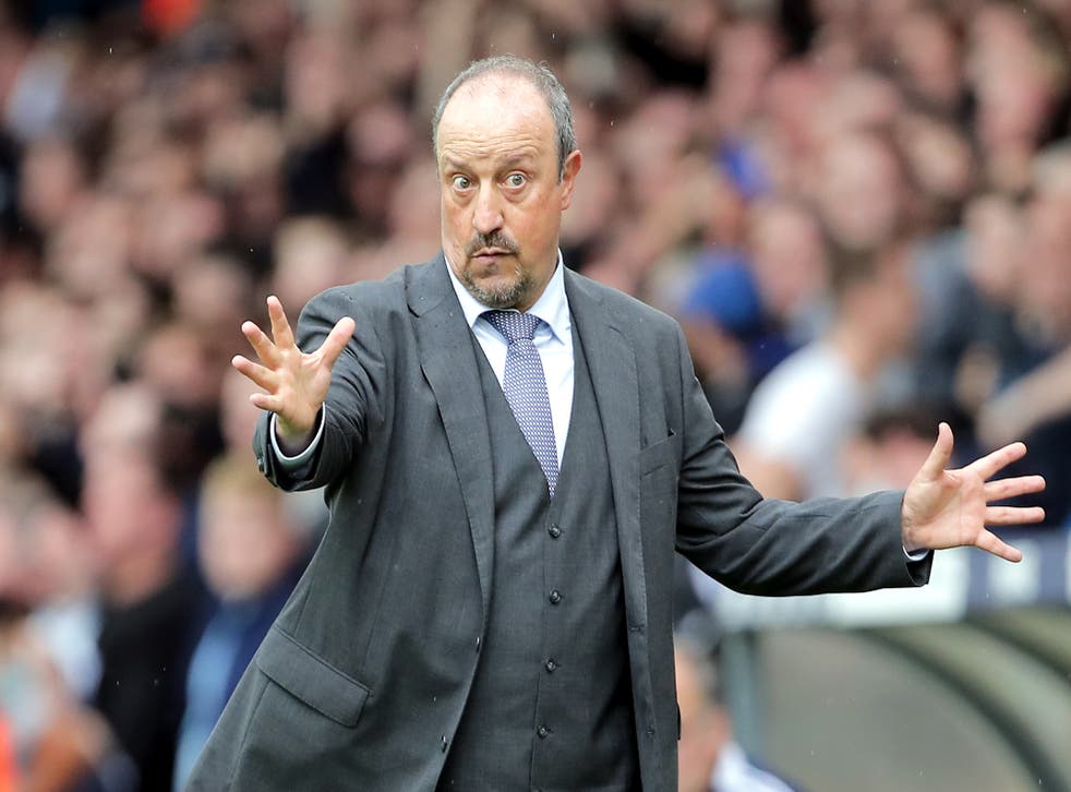 Everton manager Rafael Benitez admits it could be a bad time to face Tottenham (Richard Sellers/PA)