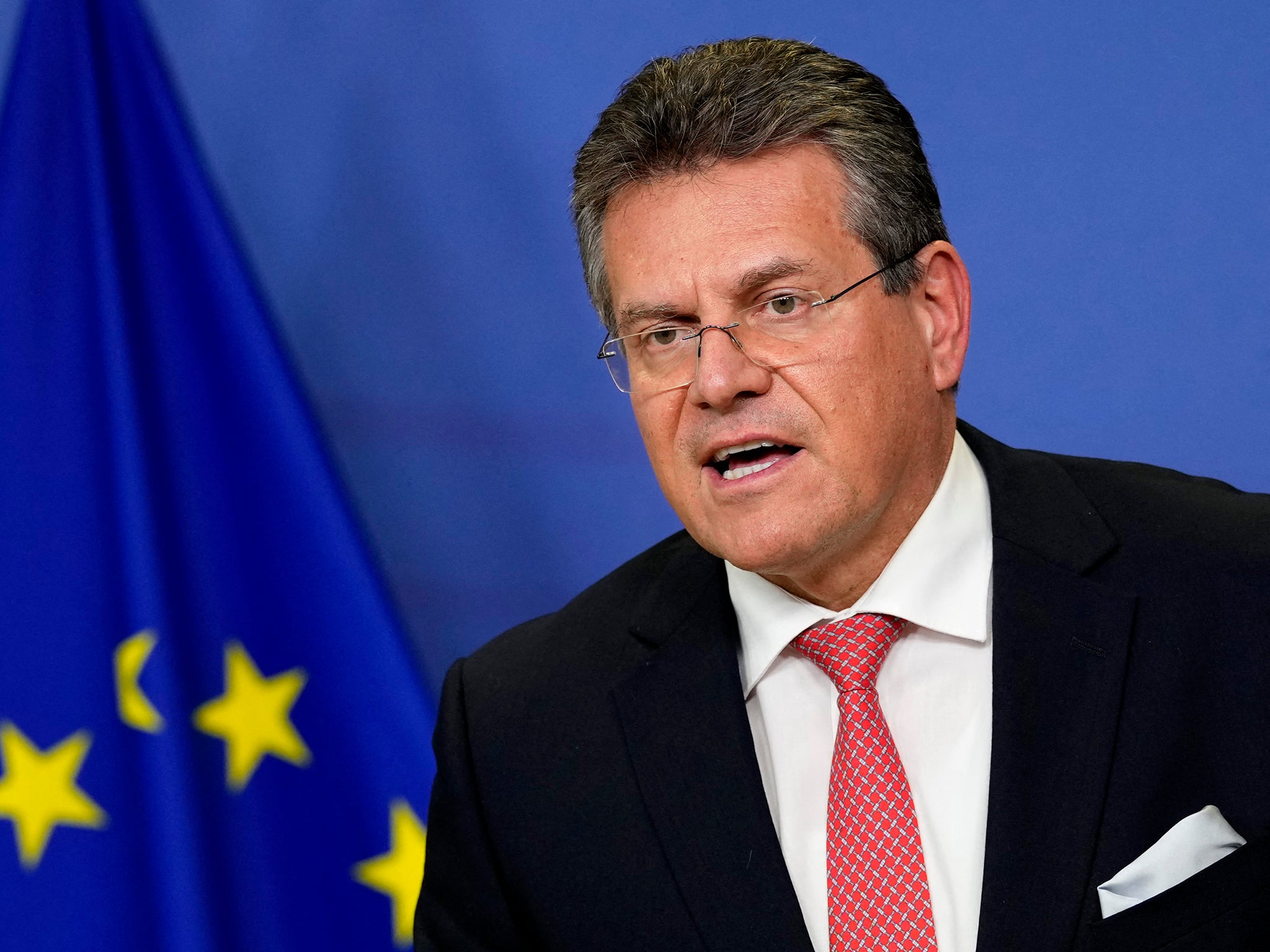 EU warns of ‘serious consequences’ for UK in Northern Ireland Brexit trade row