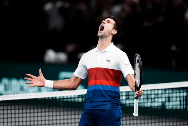 <p>Novak Djokovic won again in Paris </p>
