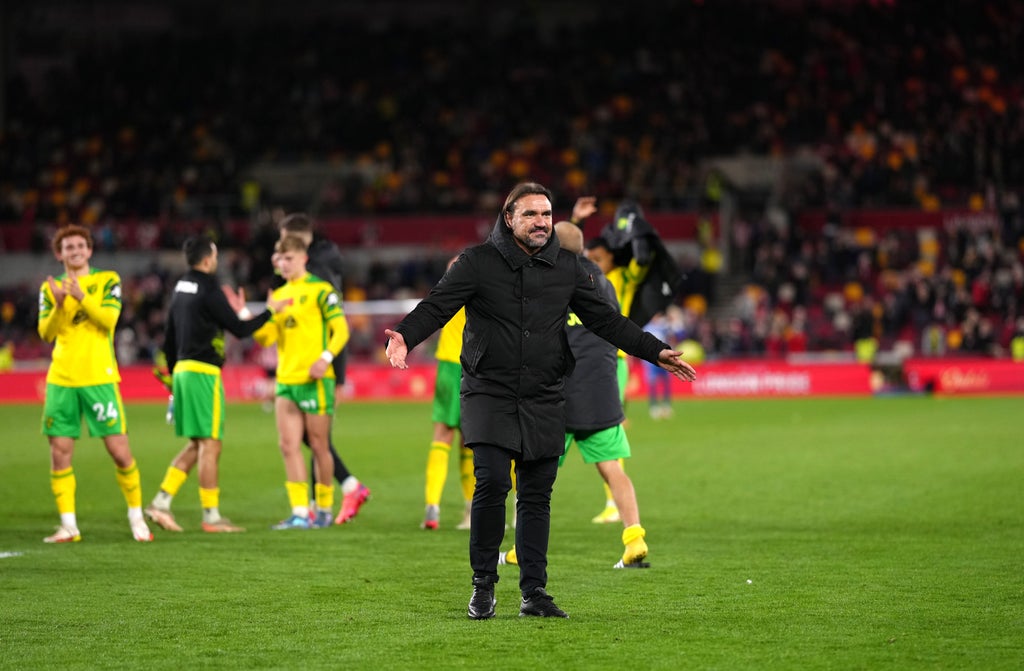 Daniel Farke hails Norwich’s ‘spirit and belief’ after claiming first Premier League win of season