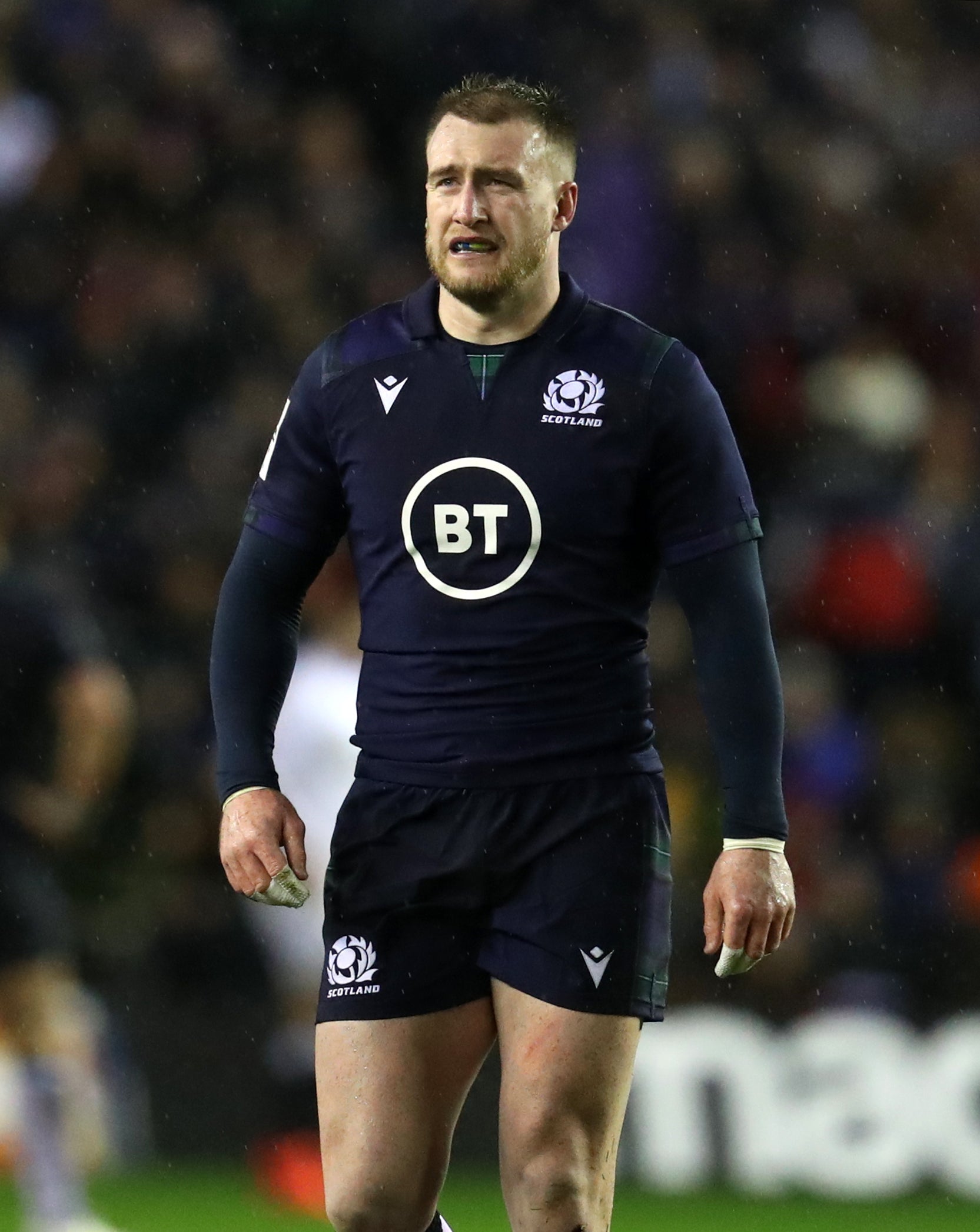 Scotland captain Stuart Hogg thinks victory against Australia would show they belong among Test rugby’s elite (Andrew Milligan/PA)