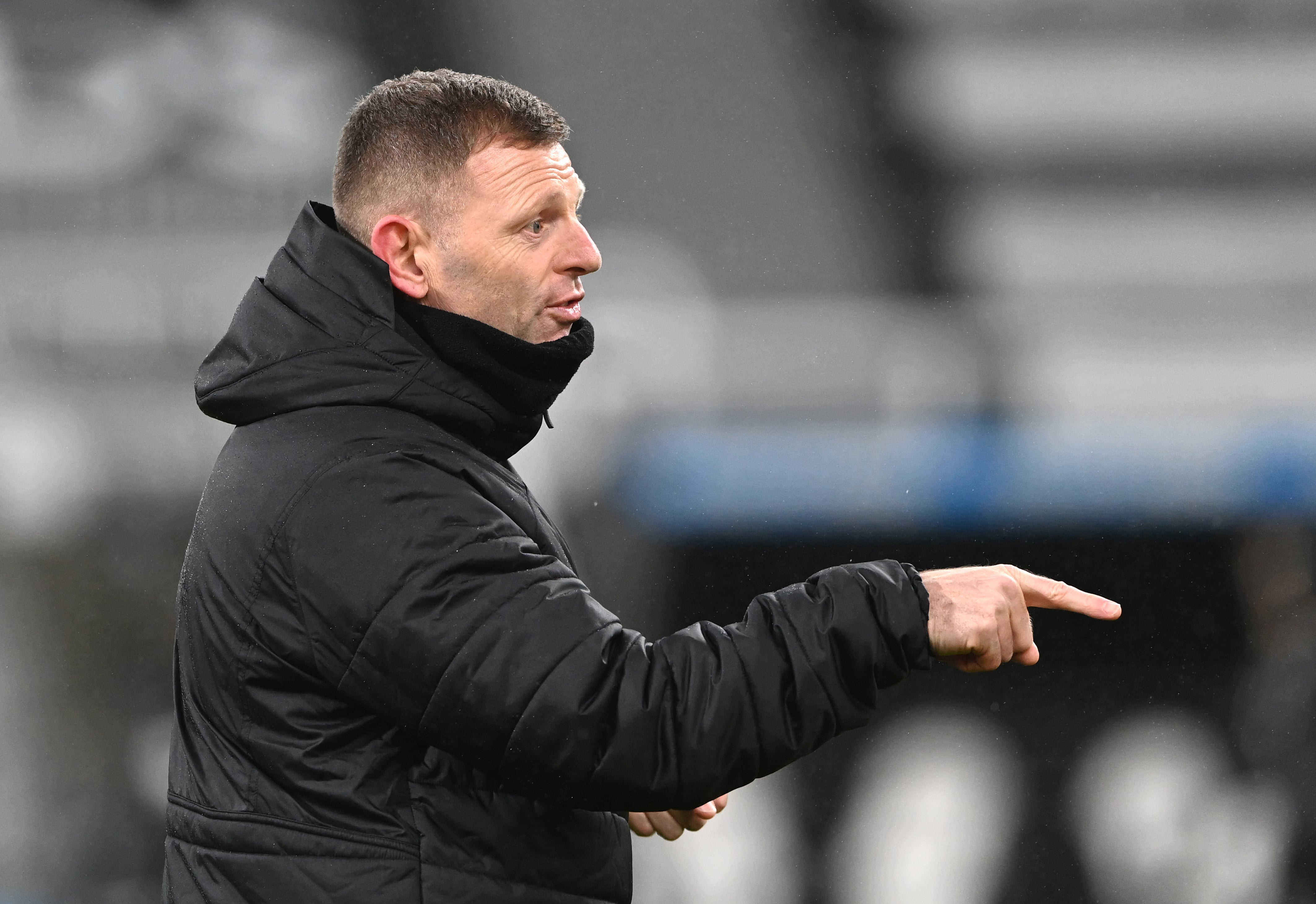 Newcastle interim manager Graeme Jones was pleased with his side’s response after Isaac Hayden’s equaliser forced a 1-1 draw at 10-man Brighton (Stu Forster/PA)