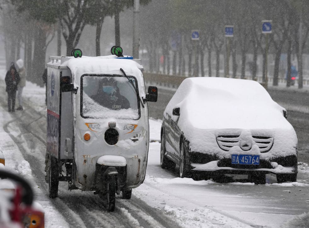 CHINA-NIEVE